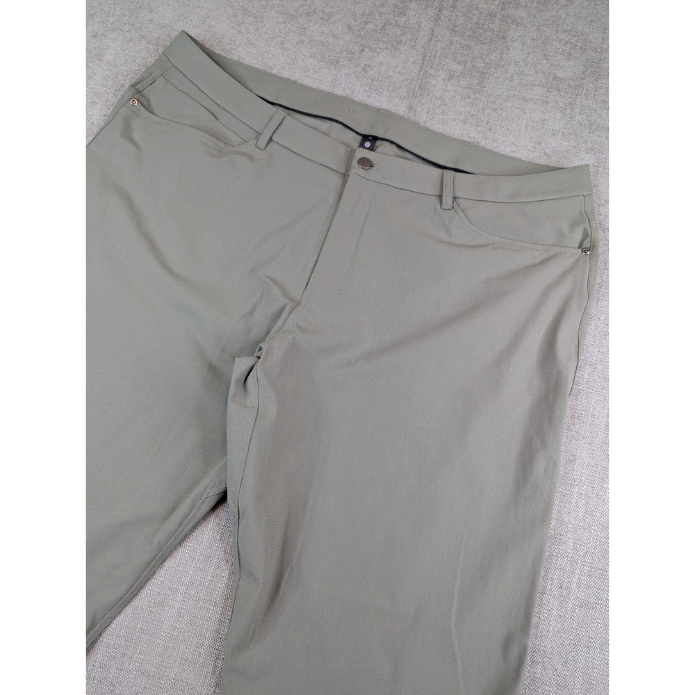 Lululemon Pants Men 46 (44x31) Green ABC 5 Pocket Warpstreme Golf Casual Stretch